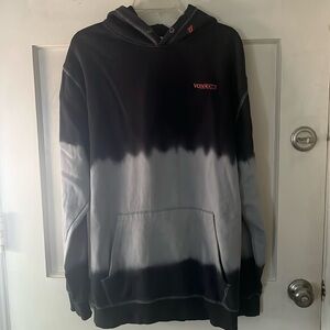 Volcom Men’s XX-Large Blue Tie Dye Hooded Sweatshirt